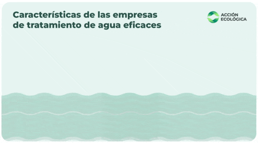 Características de las empresas de tratamiento de agua eficaces
