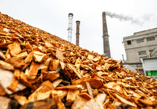 Residuos de madera que son usados como biomasa para incineración o coincineración