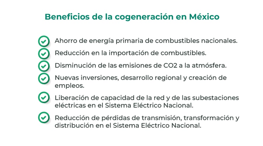 beneficios de la cogeneración